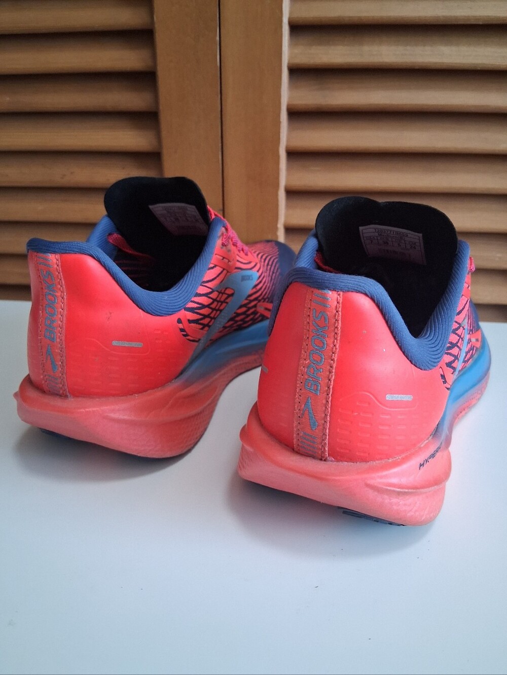 Brooks Hyperion Max Pink Cobalt Blissful Blue Road-Running Sneakers Women’s 7 - Picture 6 of 8